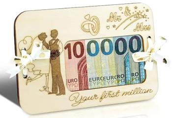 Hochzeitsgeldgeschenkidee Dein erstes Million