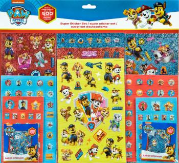 Stickerblock mit Metallic Stickern 8 Blatt Paw Patrol