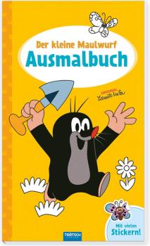 Ausmalbuch DER KLEINE MAULWURF mit Stickern