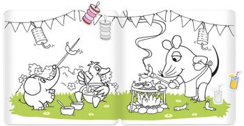 Preview: Die Maus Stickermalbuch