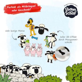 Soft-Sticker SHAUN das Schaf