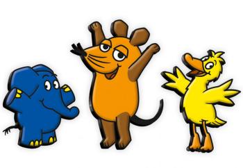3D Magnet Die Maus 3er Set Drei Freunde