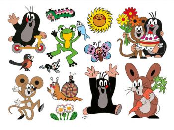 Tattoo Sticker Der kleine Maulwurf