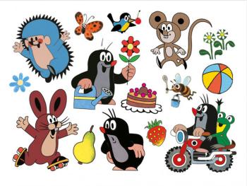 Tattoo Sticker Der kleine Maulwurf