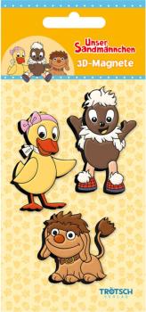 3D magnet Our Sandman 3-piece set Three friends