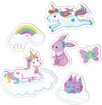 Preview: Soft-Sticker Einhornwelt
