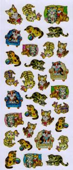 Metallic Sticker Meerestiere