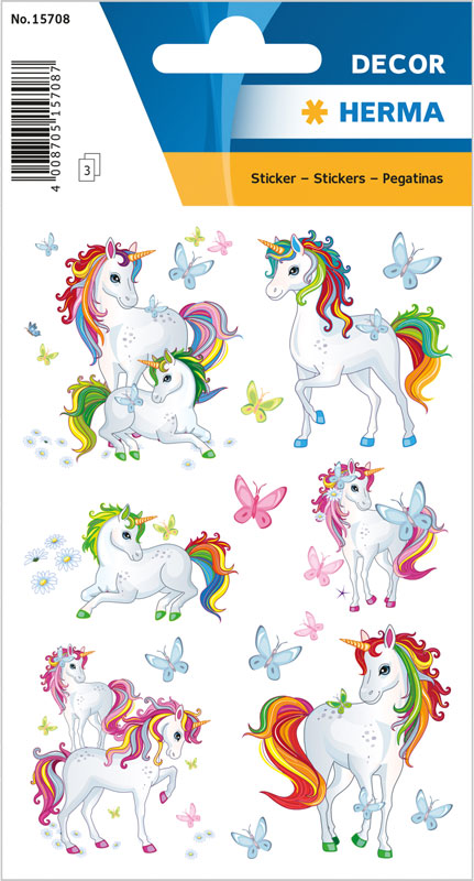 Unicorn stickers Best Friends - ❤Aufkleber & Sticker Onlineshop❤