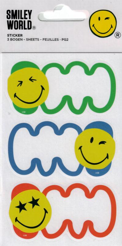 Buchetiketten Smiley