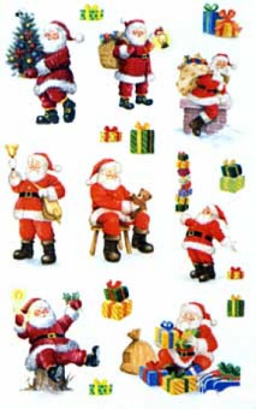 Santa Claus Sticker Mica