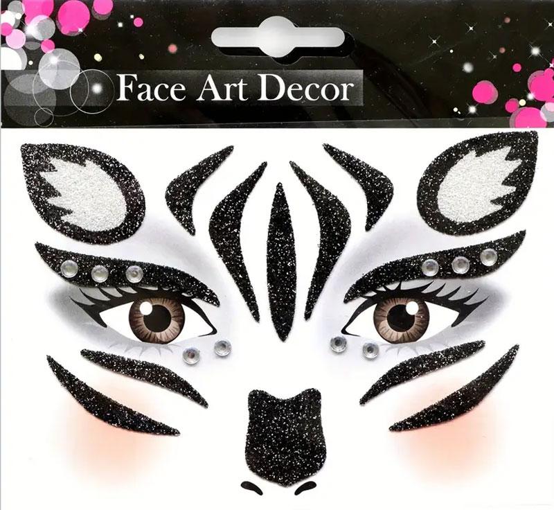Face Stickers Zebra