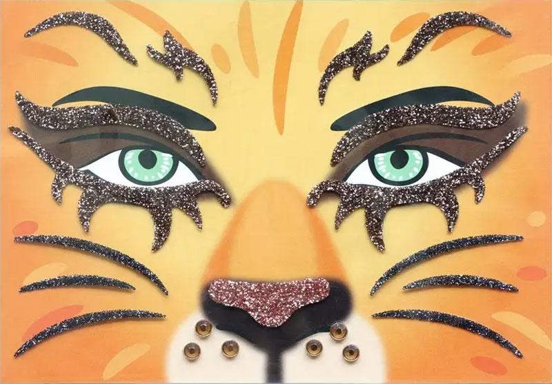 Face Stickers Tiger