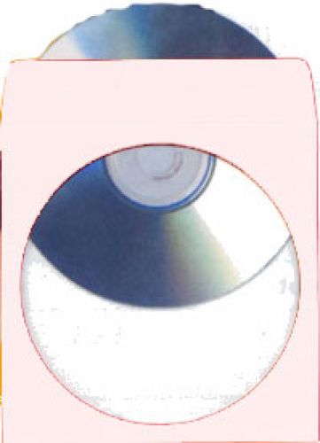 CD/DVD-Papierhuellen weiss mit Klebefläche 124 x 124 mm