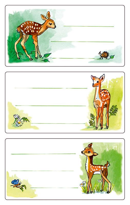 Buchetiketten Bambi
