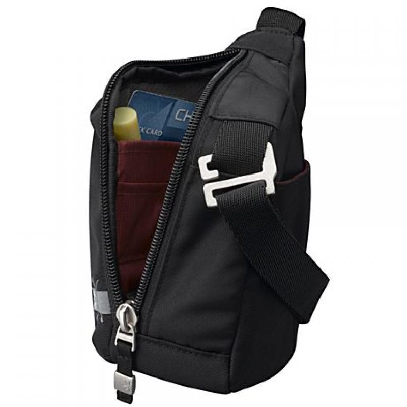 Trendy camera/camcorder sling bag black - XNDC58