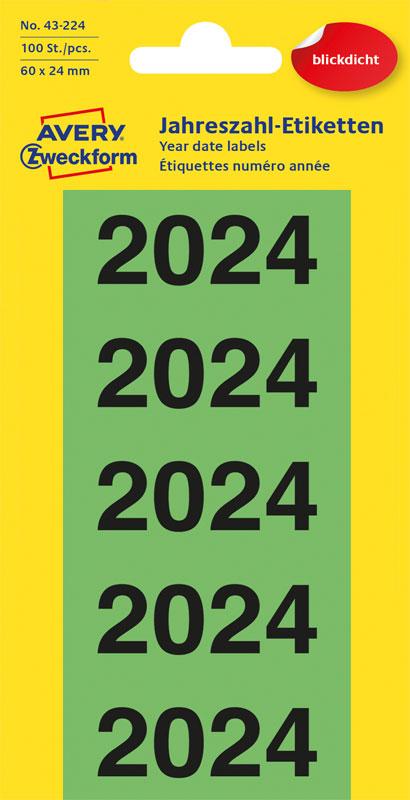 Year dates 2024 green