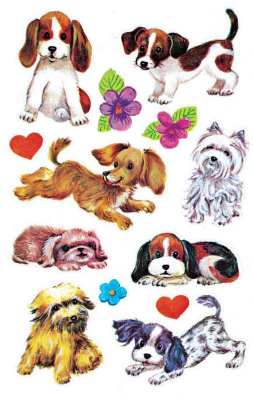 Hunde Papier Sticker