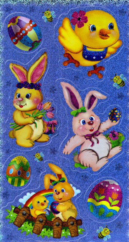 Laser Sticker Easter IV