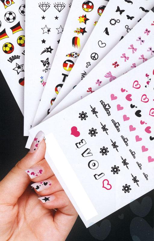 Nail Tattoo Happy
