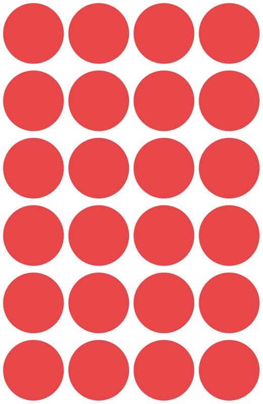 Marking points Ø 18 mm red removable