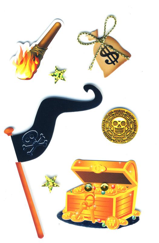 Handmade Sticker Pirate III
