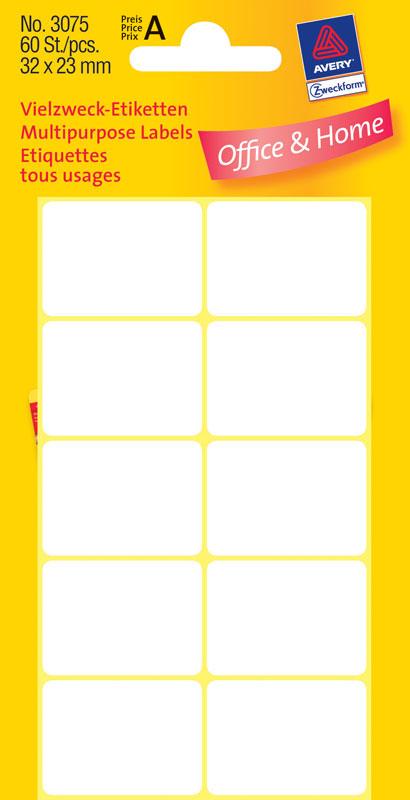 Vielzweck Etiketten  32 x 23 mm