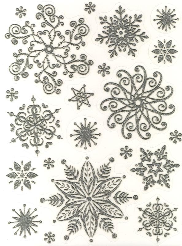 Snowflakes silver III