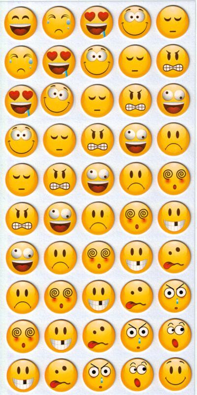 Handmade Sticker Smiley VI