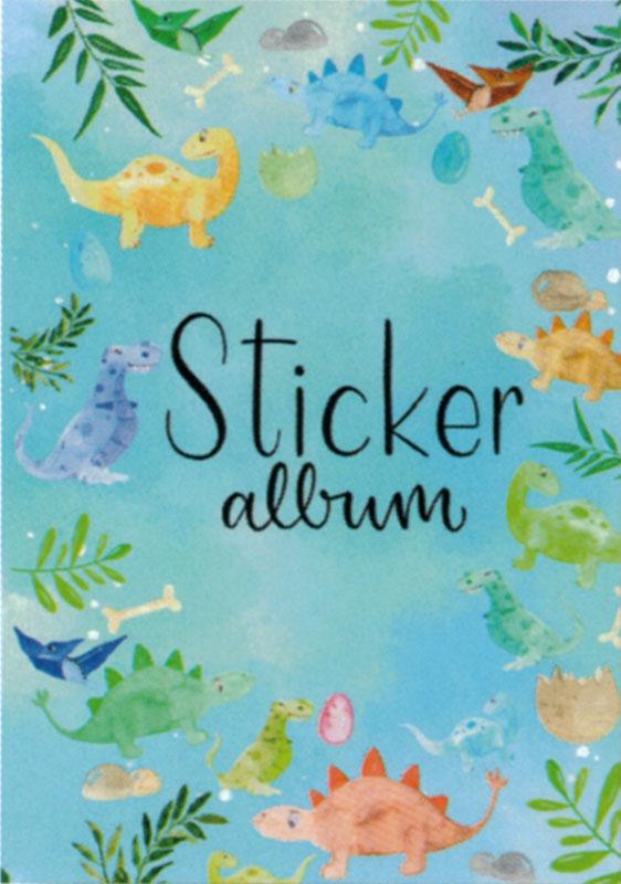 Stickers album A5 Dino