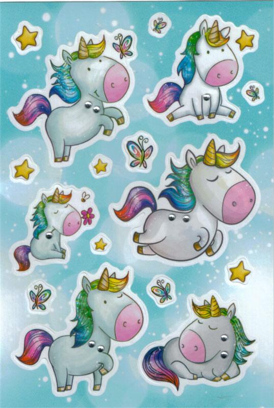 Sticker unicorn stardust Jewel