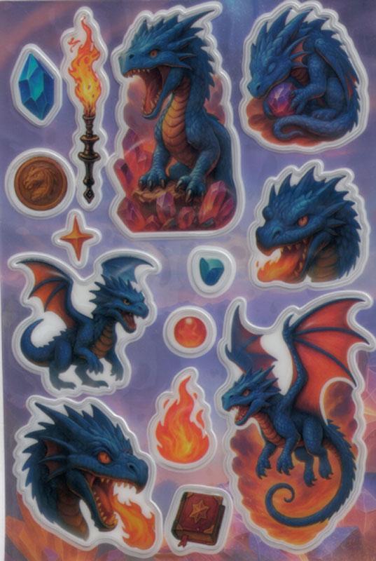 Sticker Drachen