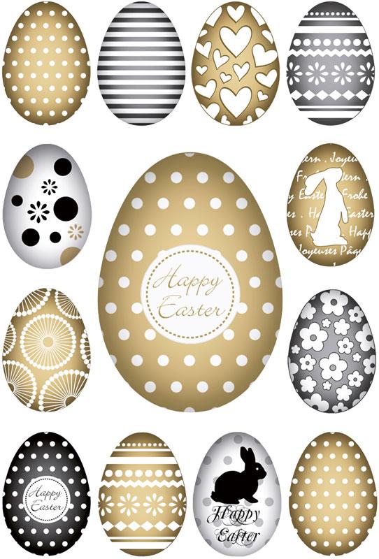Sticker Happy Easter Goldeier