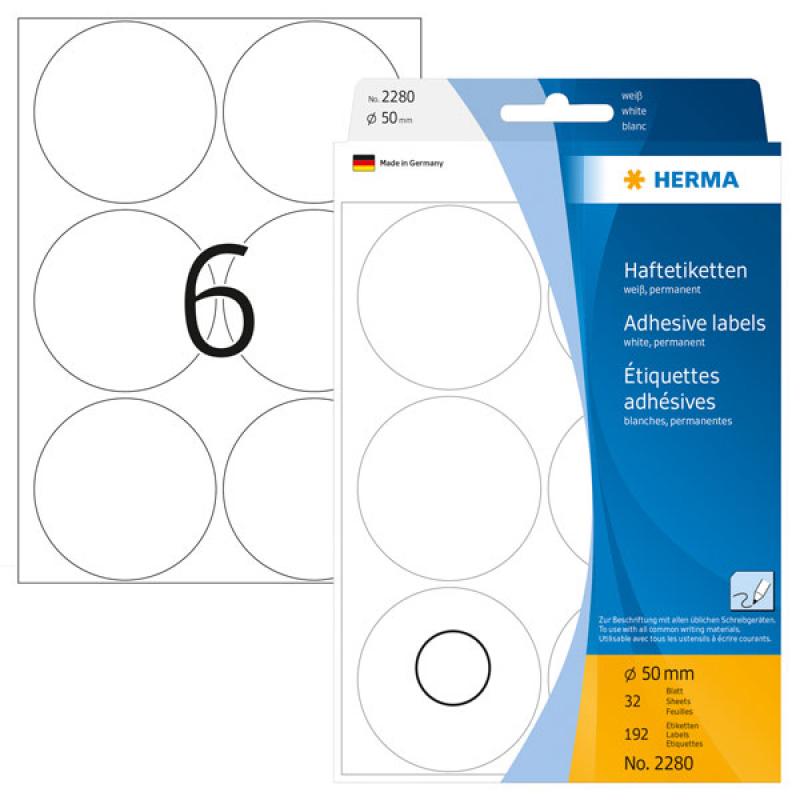 Markierungspunkte  Ø 50 mm weiß