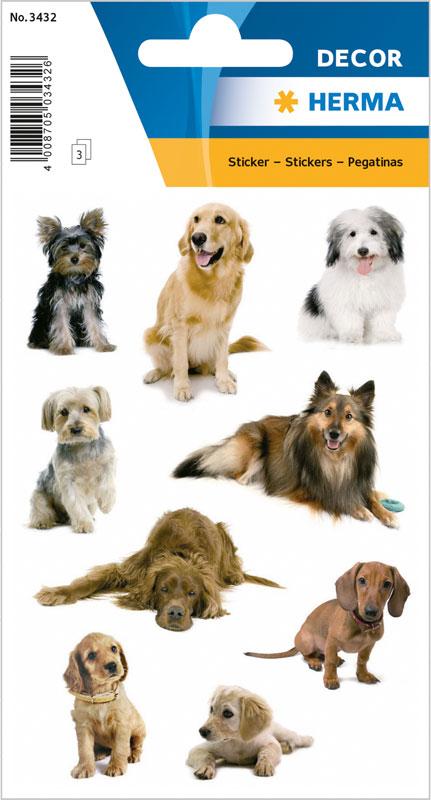 Hunde Papier Sticker