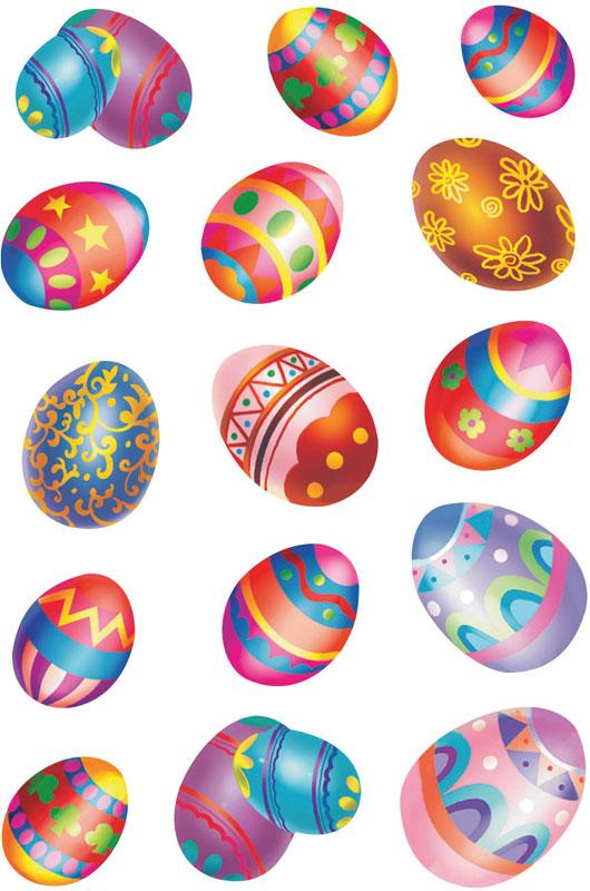 Oster Sticker Eier beglimmert