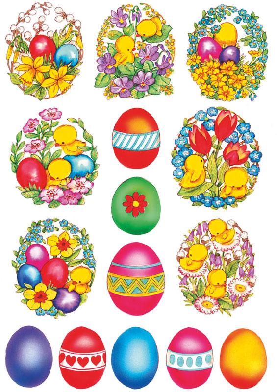 Oster Papier Sticker Kompositionen