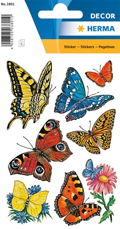 Sticker butterflies