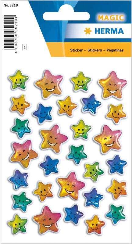 Crystal Sticker colorful stars