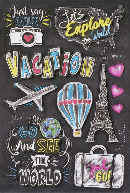 3D Paper Sticker Reise III