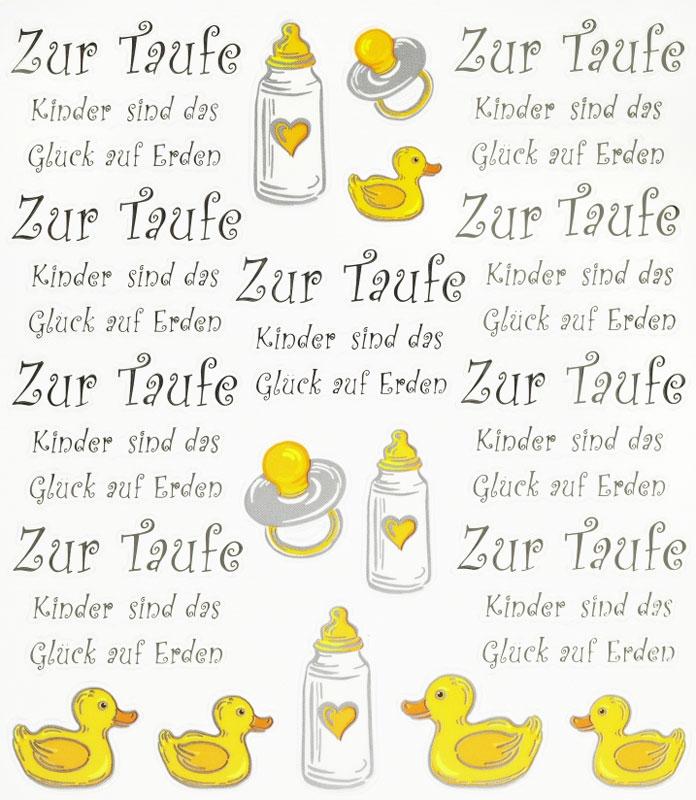 Design Sticker  Zur Taufe