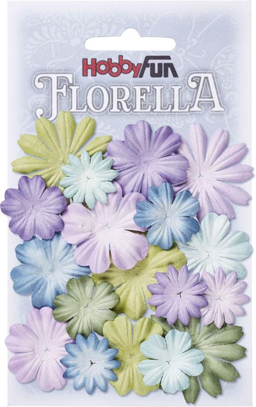 FLORELLA Mulberry paper flowers MIX I 2 - 4 cm