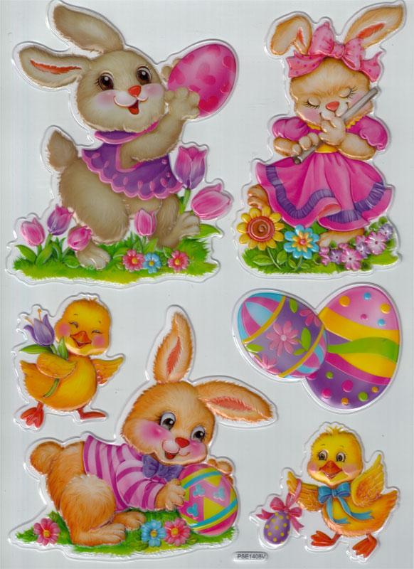Balloon Easter Decoration Sticker I