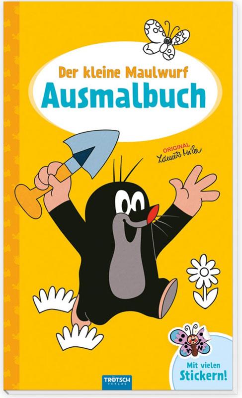 Ausmalbuch DER KLEINE MAULWURF mit Stickern