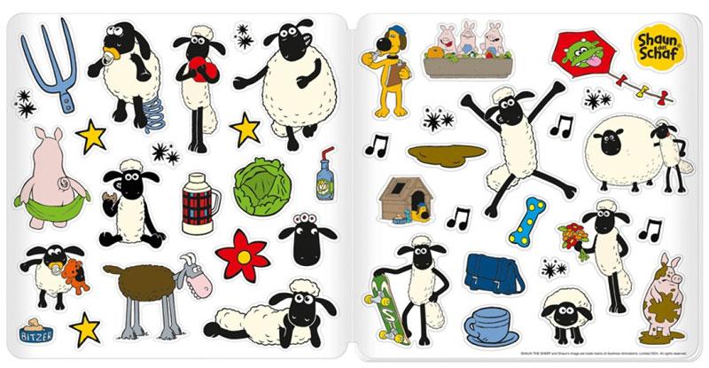 Stickermalbuch  SHAUN DAS SCHAF