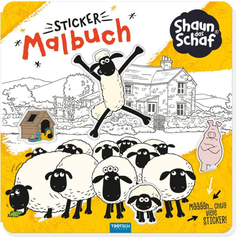 Stickermalbuch  SHAUN DAS SCHAF