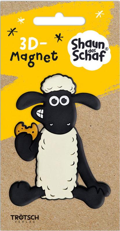 3D magnet Shaun the sheep sitting