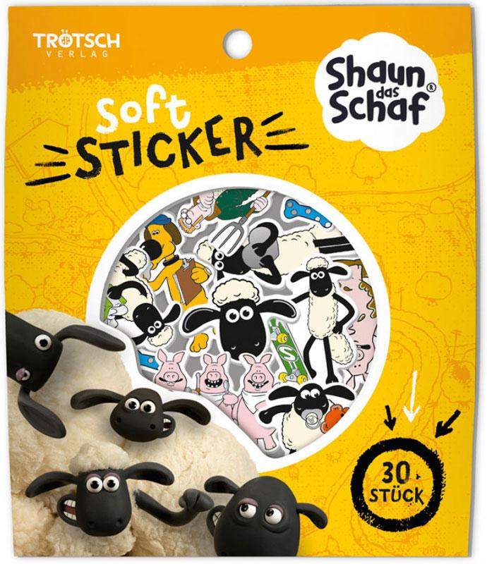 Soft-Sticker SHAUN das Schaf