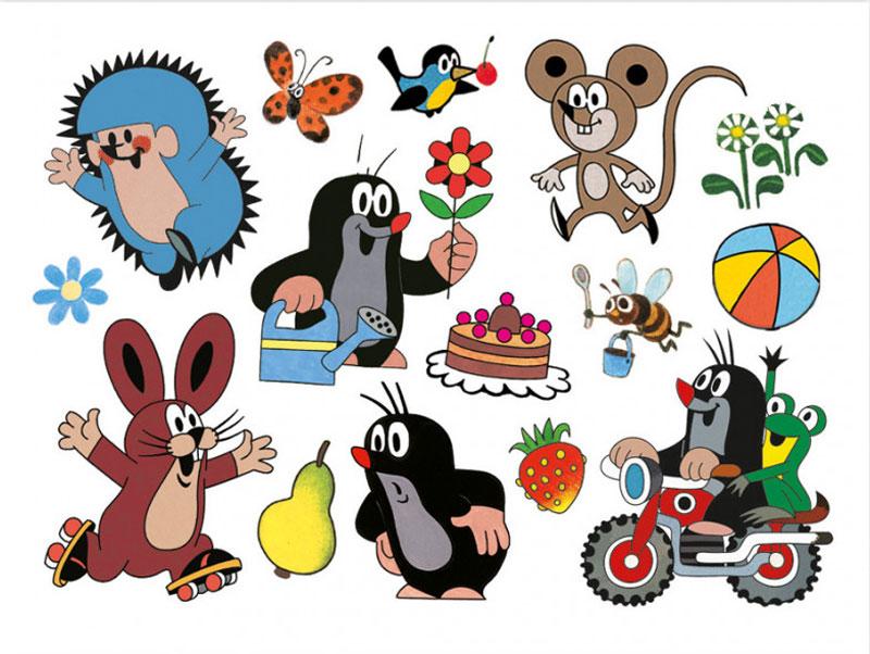 Tattoo Sticker Der kleine Maulwurf