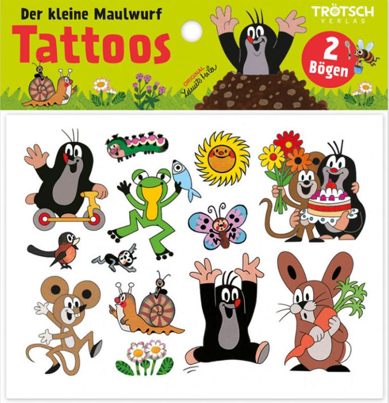 Tattoo Sticker Der kleine Maulwurf