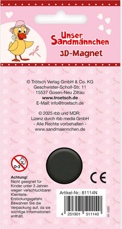 3D magnet Our Sandman Schnatterinchen